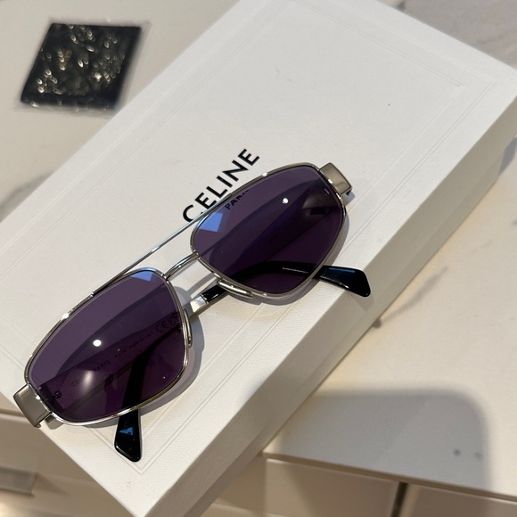 Celine Accessories - Celine Metal Triomphe sunglasses CL40281U